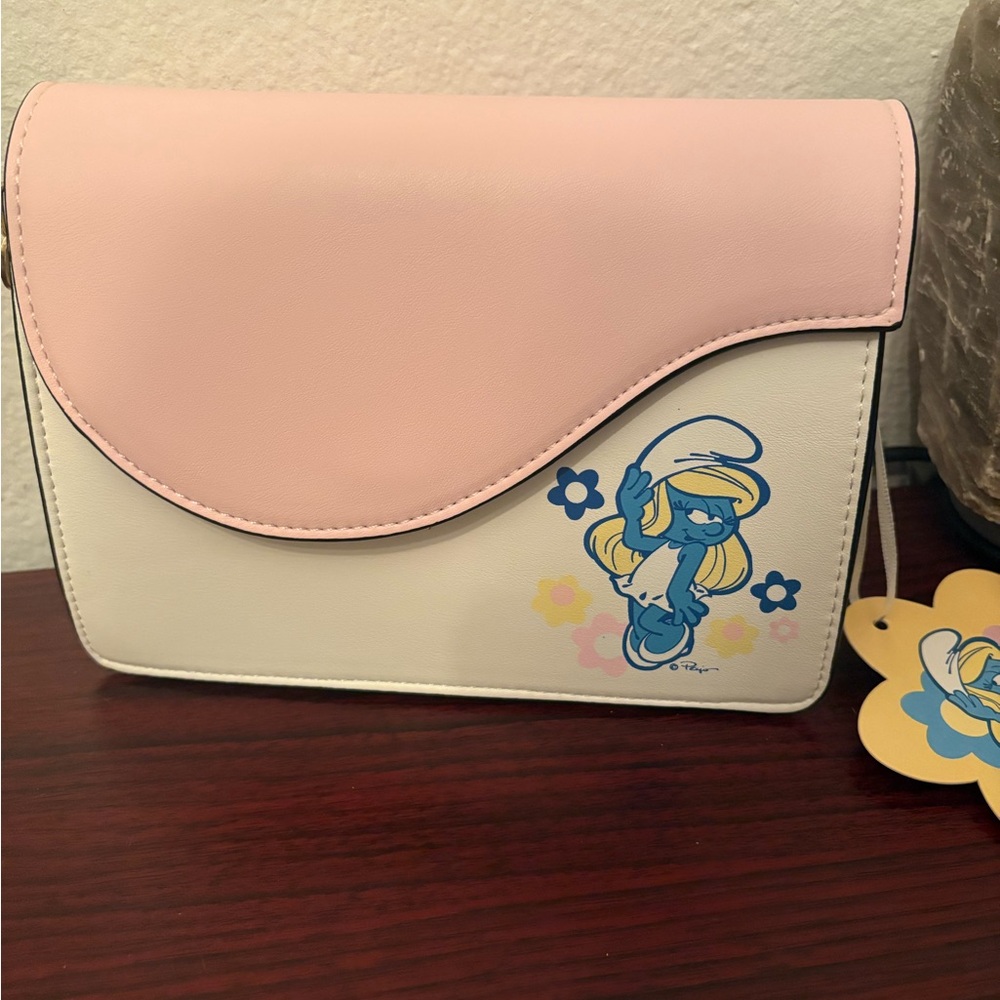 Unique Vintage x Smurfs Smurfette Purse Shoulder Bag